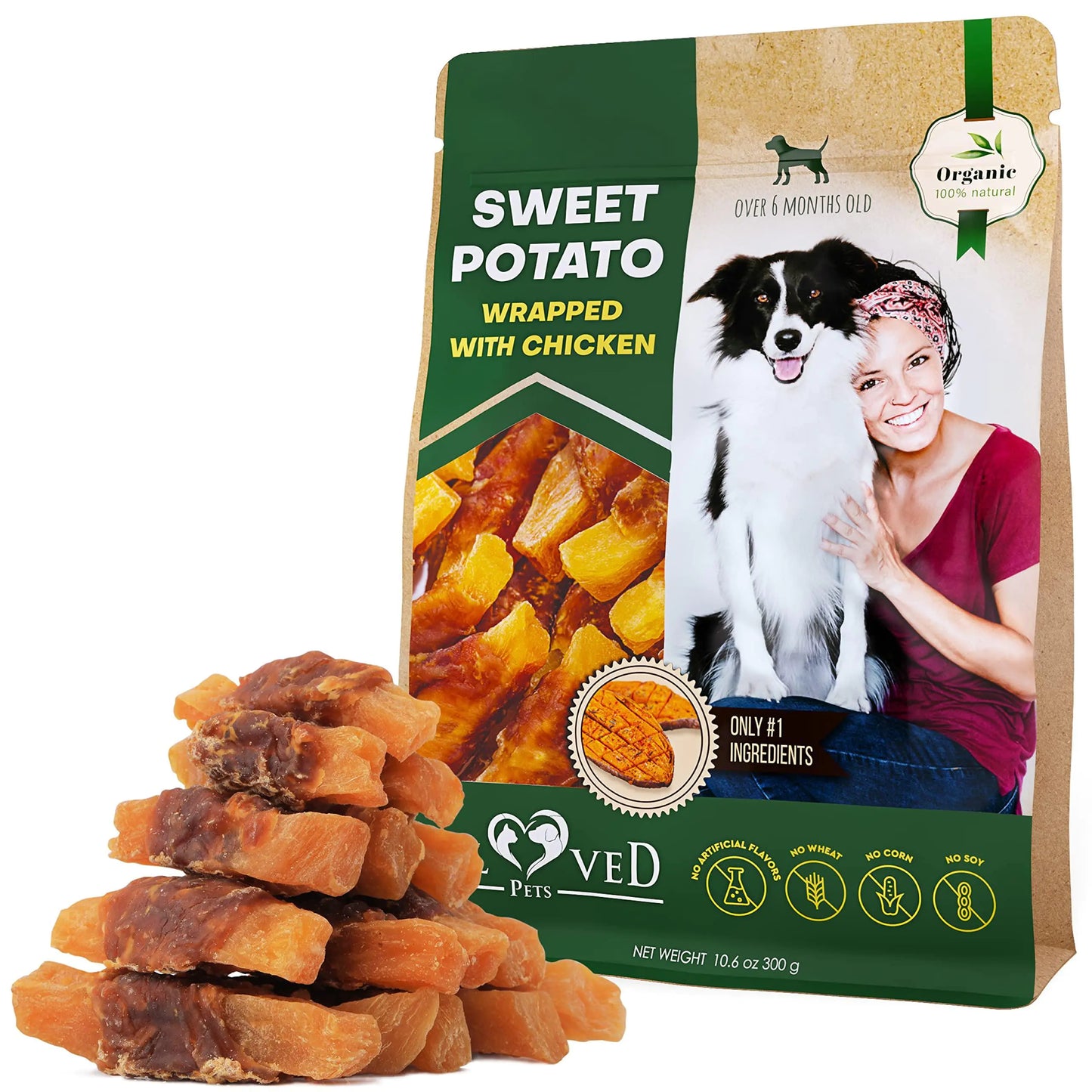 Sweet Potato Wrapped w Chicken 10.6 oz