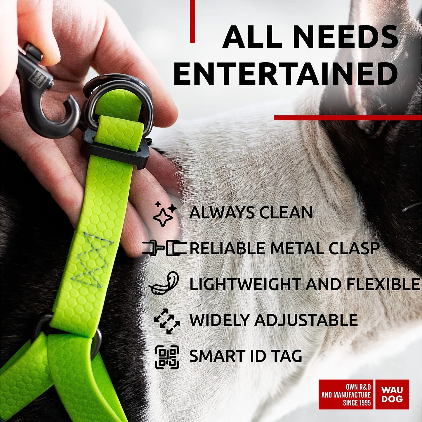 Green CollarTex Harness Small