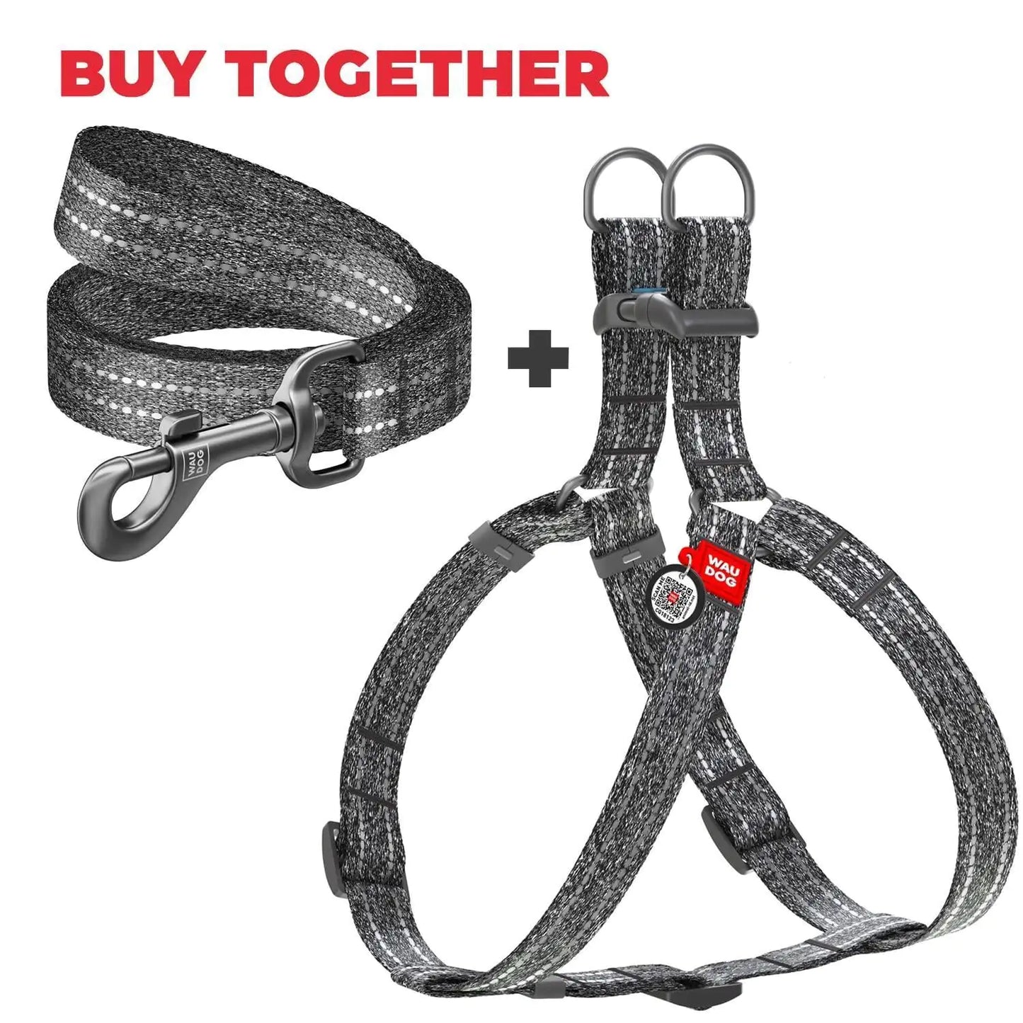 Grey Cotton Harness Large