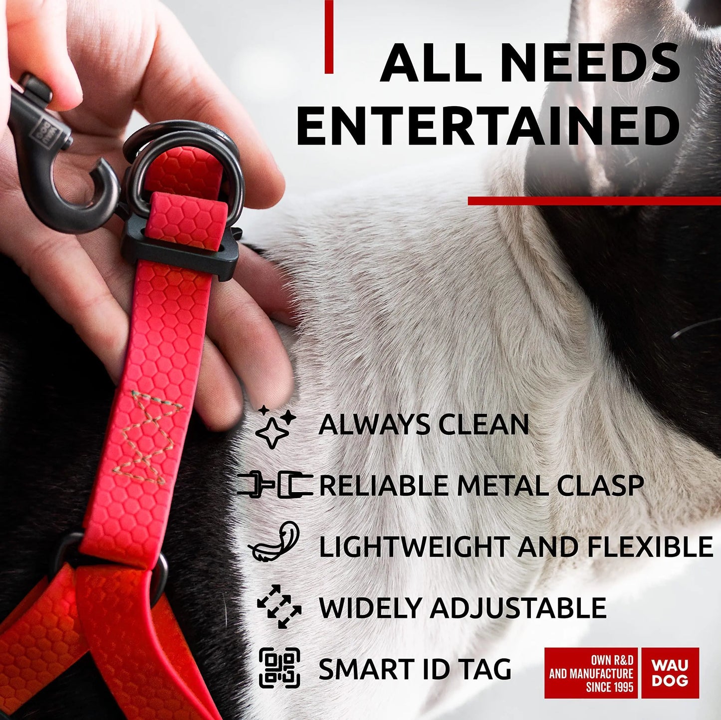 Red CollarTex Harness Small