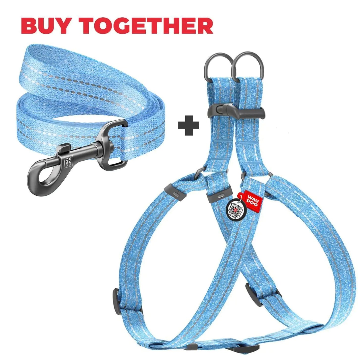 Blue Cotton Harness Medium