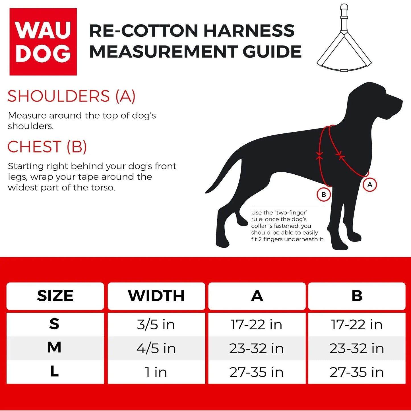 Blue Cotton Harness Medium