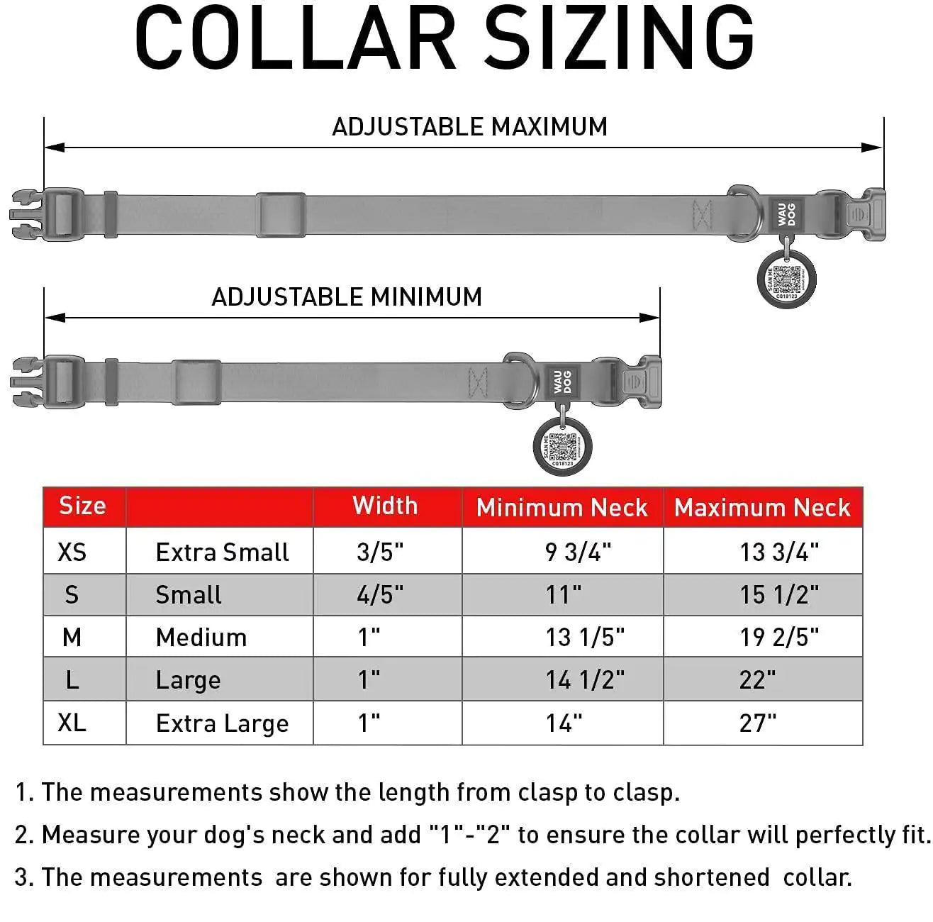 Blue CollarTex Collar Medium GLOWS IN THE DARK!
