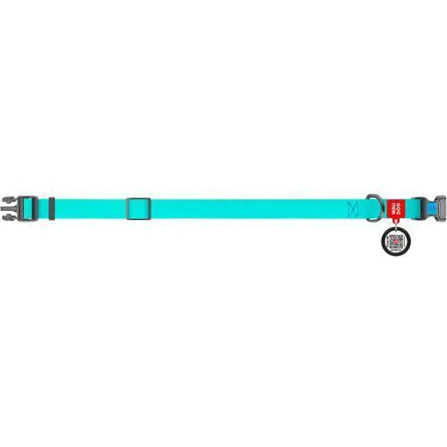 Blue CollarTex Collar Medium GLOWS IN THE DARK!